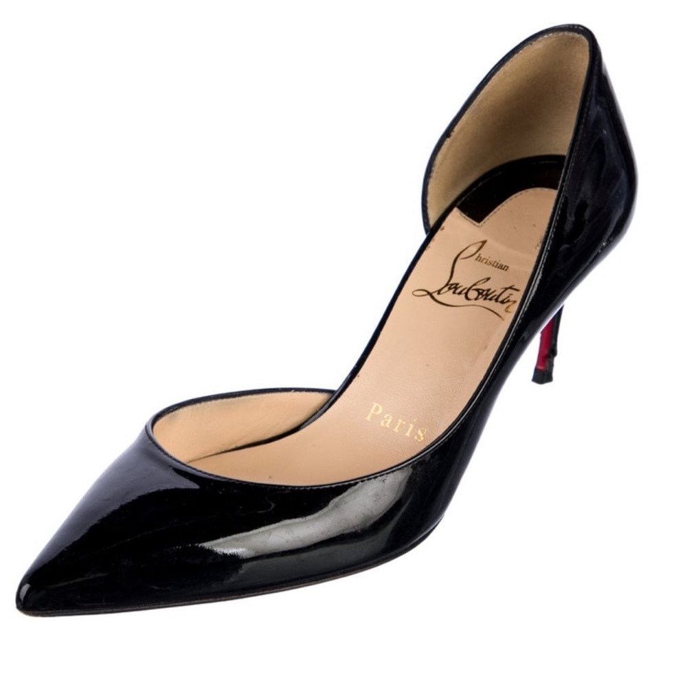 Christian Louboutin Black Patent Leather Heels